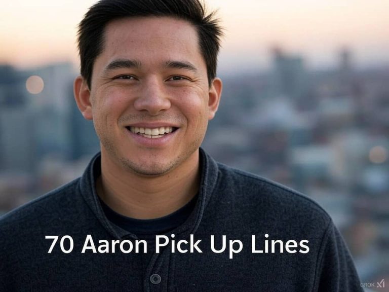 70 Aaron Pick Up Lines