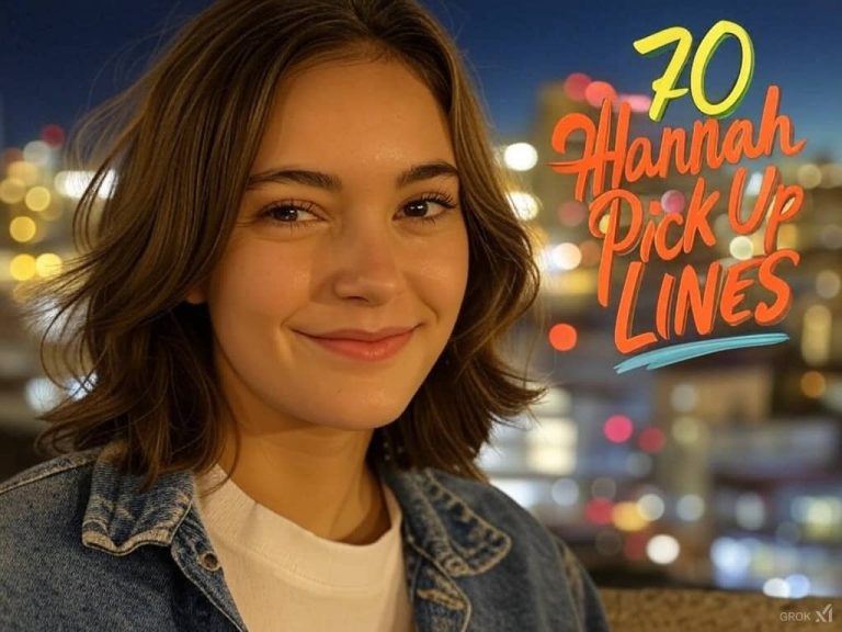 hannah Pick Up Lines
