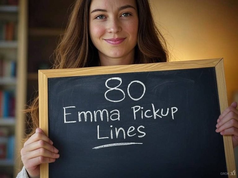 80 Emma Pickup Lines